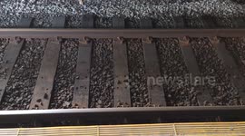 Train lines in Sao Paulo, Brazil