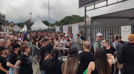 Coldplay Fans Gather In Sao Paulo, Brazil Ahead Of The Concert
