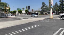 Accident: High Speed Crash Recorded Between a Black and Silver Car