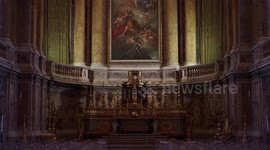 The Palatine Chapel of the Royal Palace of Caserta built by the architect Luigi Vanvitelli in the year 1777.