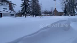 Winter storm leaves Wisconsin buried under a foot of snow