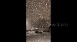 US: Lake Effect Snow Arrives In Ohio As Nor’easter Rapidly Strengthens