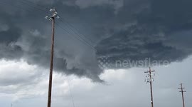 US: Supercell Cloud Spotted In Dos Palos, CA Amid Multiple Weather Advisories