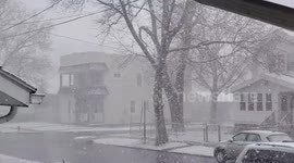 US: Lake Effect Snow Arrives In Ohio As Nor’easter Rapidly Strengthens 3