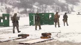 Russia shows special forces soldiers training in snowy conditions in Ukraine