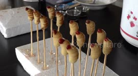Watch this chef make hyper-realistic beetle larvae candies
