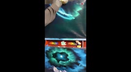 'This looks so real!' - Artist paints a breath-taking scene of northern lights