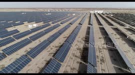 Gobi Desert Solar Panels in Hami, China