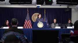 NYS Governor Kathy Hochul addresses situation with Signature Bank in New York, NY, USA