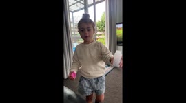 Kid cries in terror when her mom pranks her back!