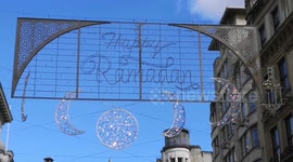 First time ever Ramadan lights are put up in London's West End