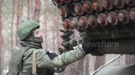 Russia says it attacked Ukrainian positions using Tornado-G multiple launch rocket system