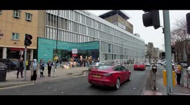 Junior Doctors on strike, picketing outside the Bristol Royal Infirmary