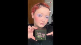 Makeup artist GLOWS DIFFERENTLY after applying neon makeup & LED face jewelry