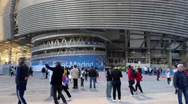 Santiago Bernabeu buzzing as Real Madrid faces Liverpool in Champions League