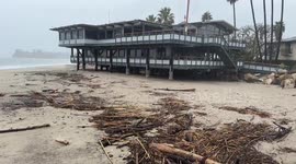 Storm California: Santa Barbara Harbor