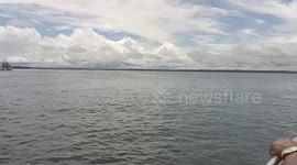 Travessia de lancha para a ilha morro de São Paulo, uma viagem muito massa amei a ilha