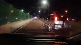 Close Call: Petty Driver Deliberately Brake Checks to Teach Another Driver a Lesson