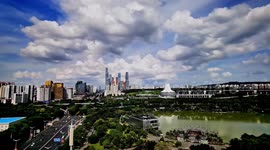 Time-lapse Footage Of Nanning Urban Scenery, China