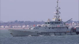 Border Force vessel Seeker seen off Kent coast as UK defence budget increased