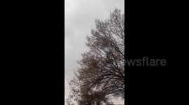 US: Sirens Go Off As Tornado-Warned Storm Hits Texas