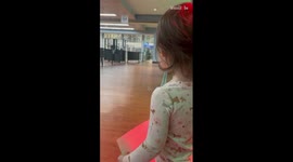 Wholesomeness galore as military dad holds daughter in his arms following return from deployment