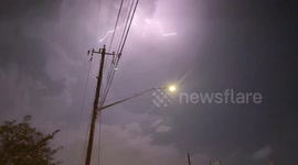 Crazy Lightning Storm in Austin, Texas on the night of Thursday, March 16th, 2023