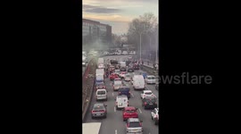 France: Pension Reform Demonstrators Block Roads As Protests Continue