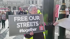 Stop Ultra Low Emission Zone (ULEZ) protest in London, UK