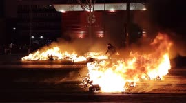 Hellacious fire erupts in Parisian Chinatown following France pension protests