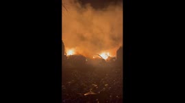 Mansfield fire: Homes evacuated after massive blaze rips through industrial building