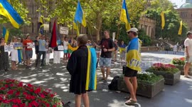 Stand with Ukraine rally in Sydney, Australia