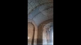 Shahi Mosque(religious old building)- inside courtyard-Lahore Pakistan