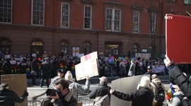 Proud Boys and others protest New York AG Drag Queen Story Hour event in NYC