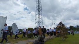 Climate change: Indonesia inaugurates the operation of a 100-meter IG3IS meteorological sensor tower to monitor greenhouse gasses