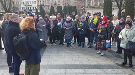 Peaceful action under the name WHERE ARE YOU in Lviv, Ukraine