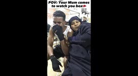 Somali mother shows unwavering support at son's boxing match after initially rejecting his career choice