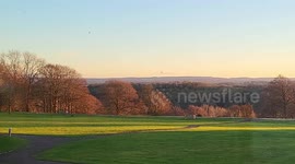 UFO, or very fast bird? Unidentified flying object moves at an astonishingly high speed in UK