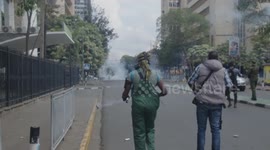 Kenyan anti-government protests lead to police firing tear gas, arresting opposition figures