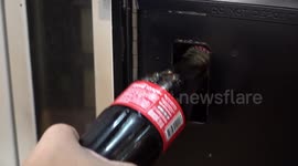 Awesome vintage Coca Cola vending machine found in cafe in Thailand