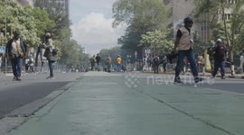 Opposition allied protesters vs. police in Nairobi, Kenya 20th March 2023