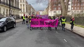 University and College Union members stage protest over pay