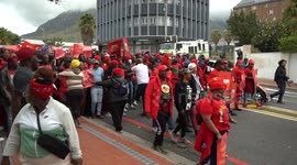 EFF Protest in Cape Town, South Africa National Shutdown