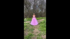 Finally showing off my final project after sewing and dyeing a thrifted wedding dress.