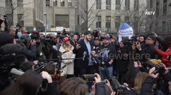 Trump Rally Outside of Manhattan Court as Rumorred Indictment Looms