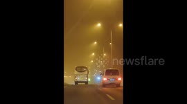 Sandstorm Hits Beijing, China