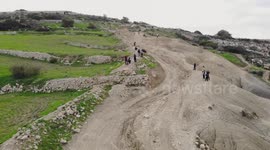 Epic Downhill Mountain Bike Race down the Selmun Rocky Landscape