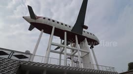 Meet the man who turned his house into a 71-foot airplane