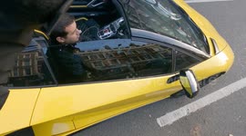 Lamborghini driver accuses cyclist of jealously after being caught using phone at the wheel