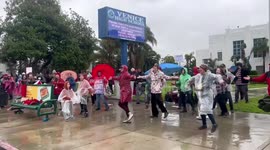 Venice High School Unites for Better Schools: Teachers, Workers, and Community Members Dance Together